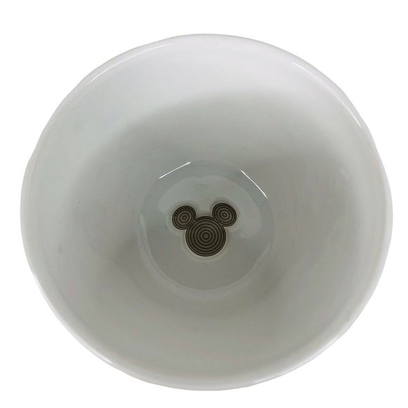 Disney Parks Mickey Mouse Soup Cereal Bowl Blue Brown Stripe White Thailand - Picture 4 of 10